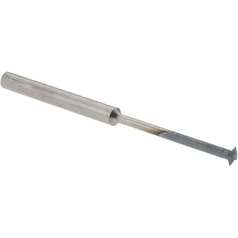Accupro 1/8 1/8 Cut Diam, 0.036 Cut Width, 1/8 Shank, Solid Carbide Double-Angle Cutter AlTiN Finish, 4 Teeth, 2 OAL ...